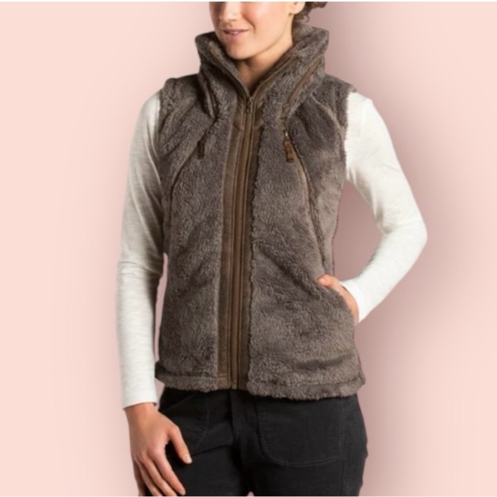 KUHL Flight Fleece Vest in Brown L Excellent Condition! Like New!